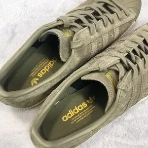VHTF Adidas Originals Superstar 80\'s Suede Trainers Mens Sz 11 Khaki 698001 adidas | Shoes | Vhtf Adidas Originals Superstar 8s Suede  main image 2